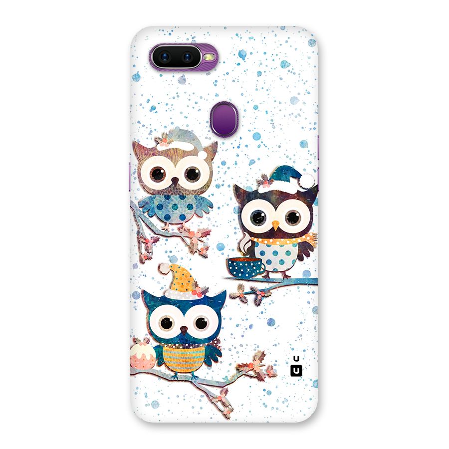 Winter Owls Back Case for Oppo F9