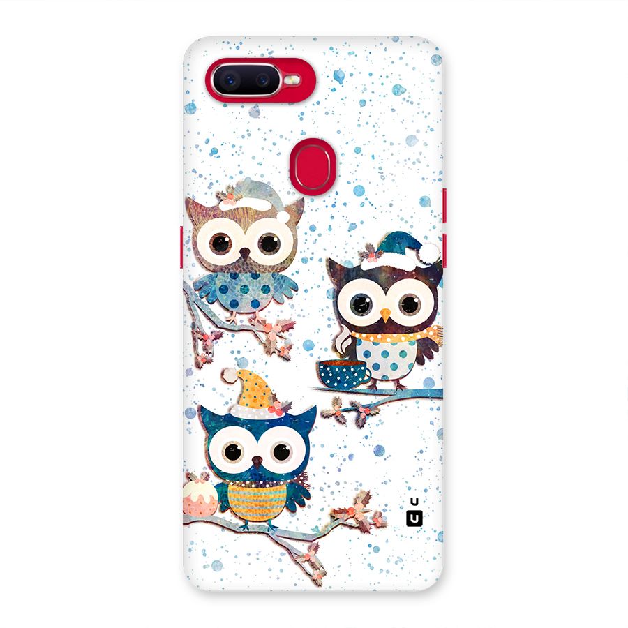 Winter Owls Back Case for Oppo F9 Pro