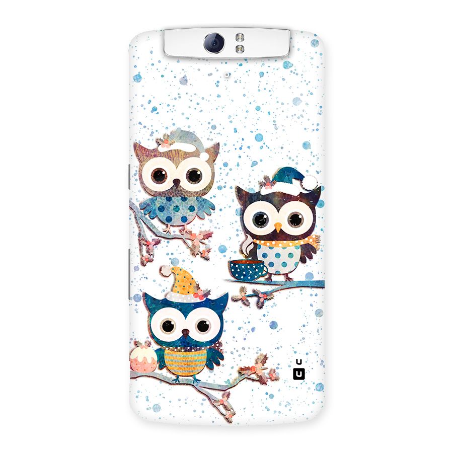 Winter Owls Back Case for Oppo N1