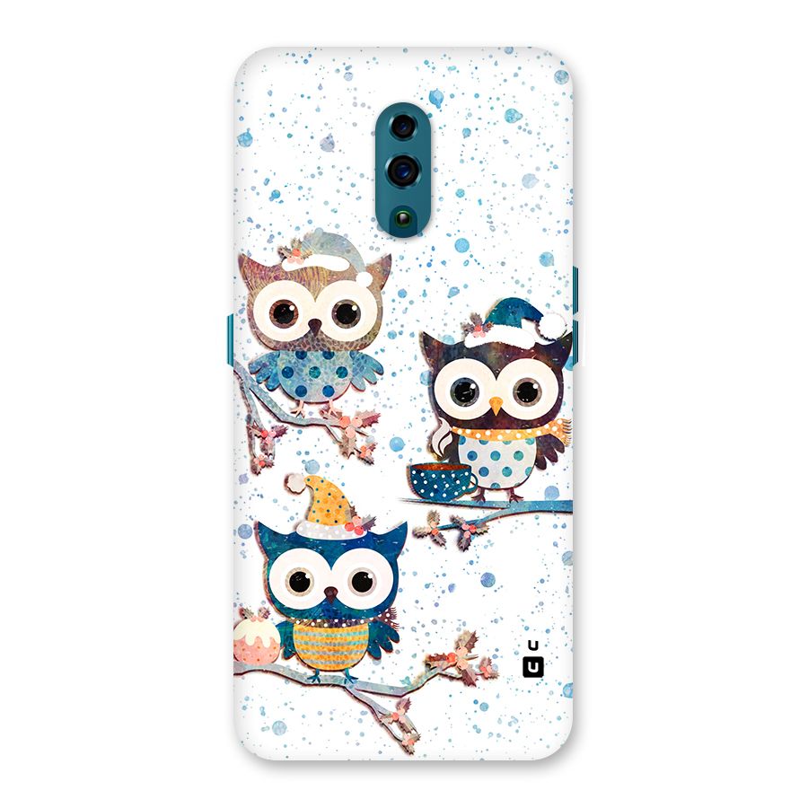 Winter Owls Back Case for Oppo Reno