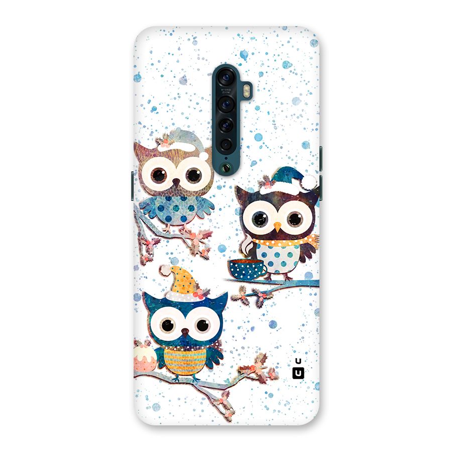 Winter Owls Back Case for Oppo Reno2