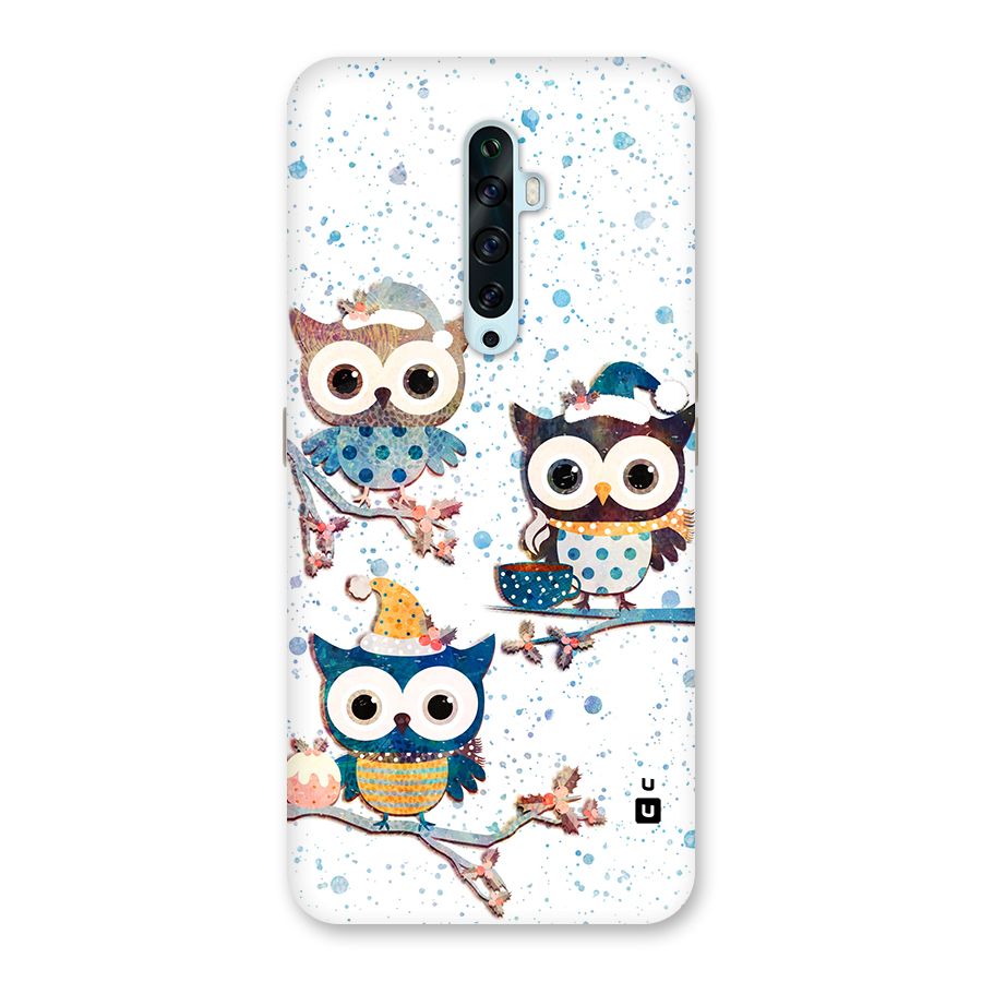 Winter Owls Back Case for Oppo Reno2 Z