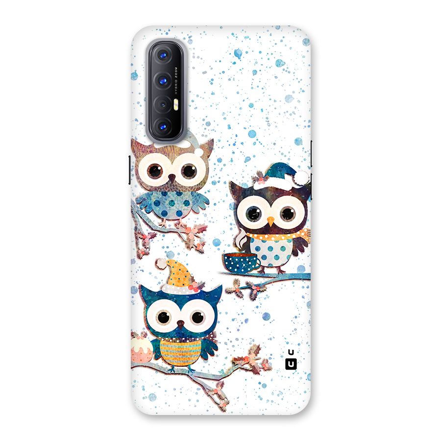 Winter Owls Back Case for Oppo Reno3 Pro
