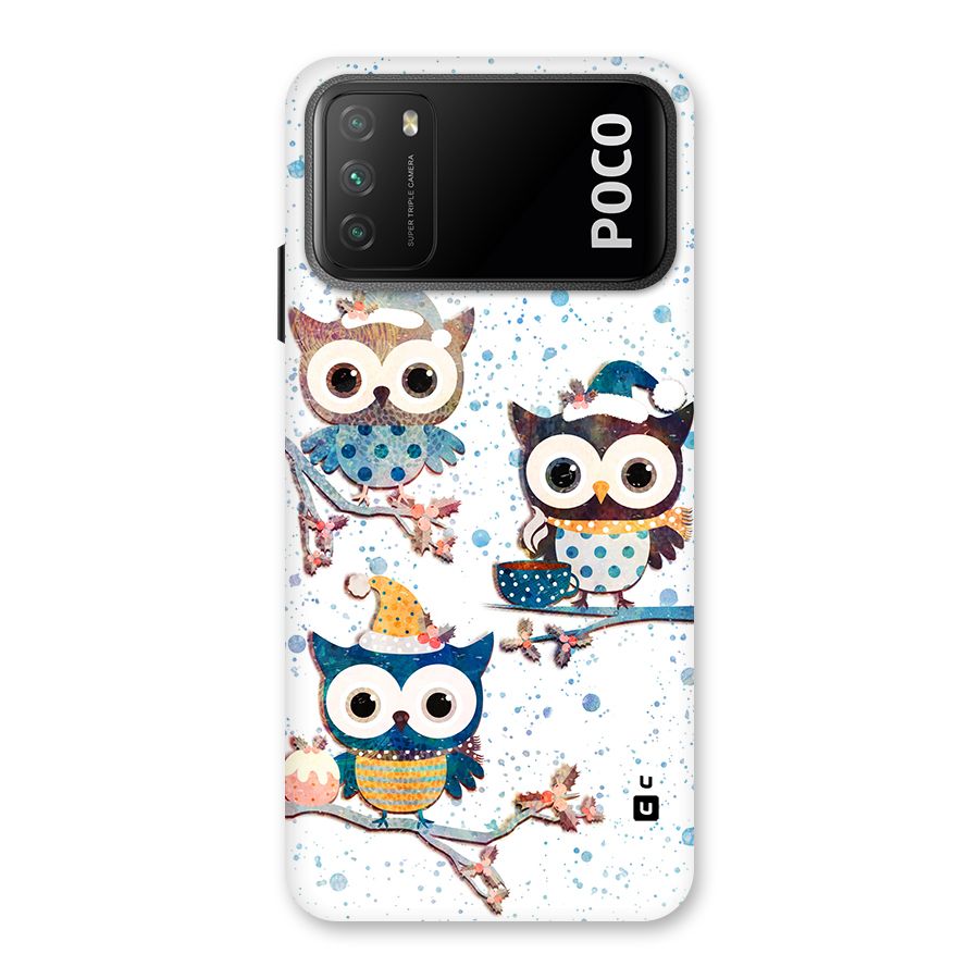 Winter Owls Back Case for Poco M3