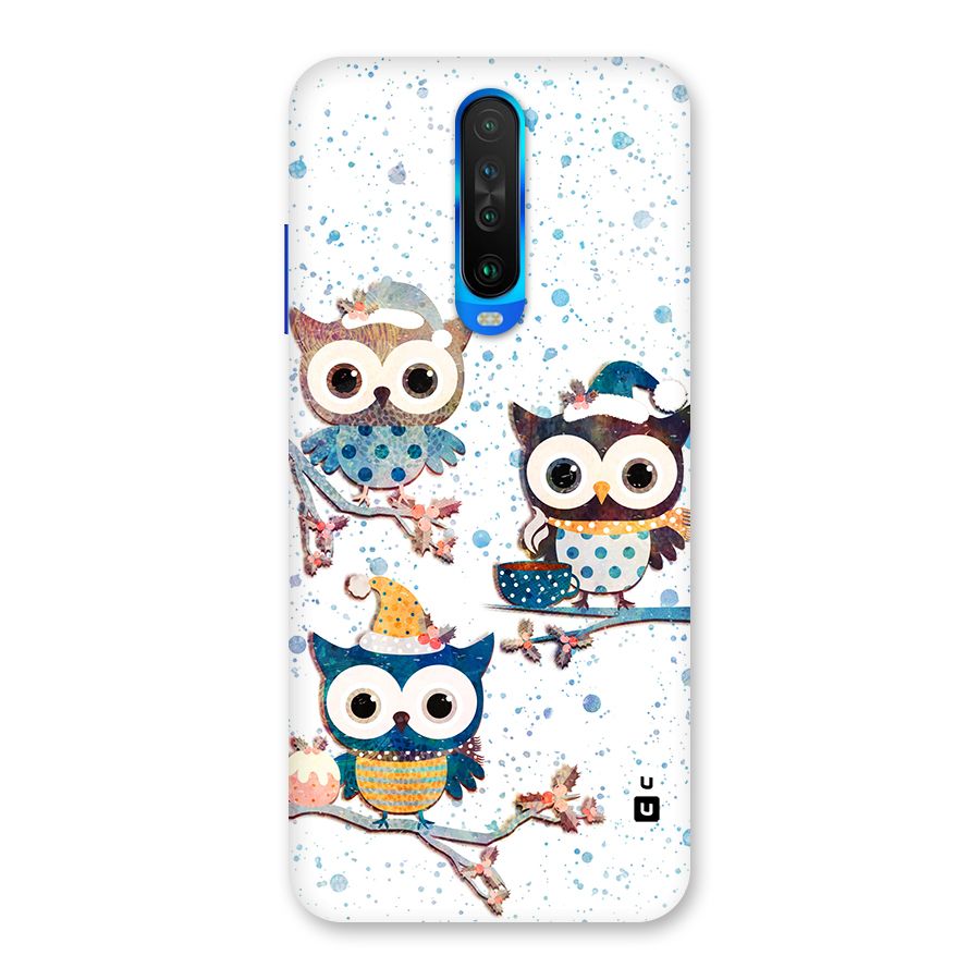 Winter Owls Back Case for Poco X2