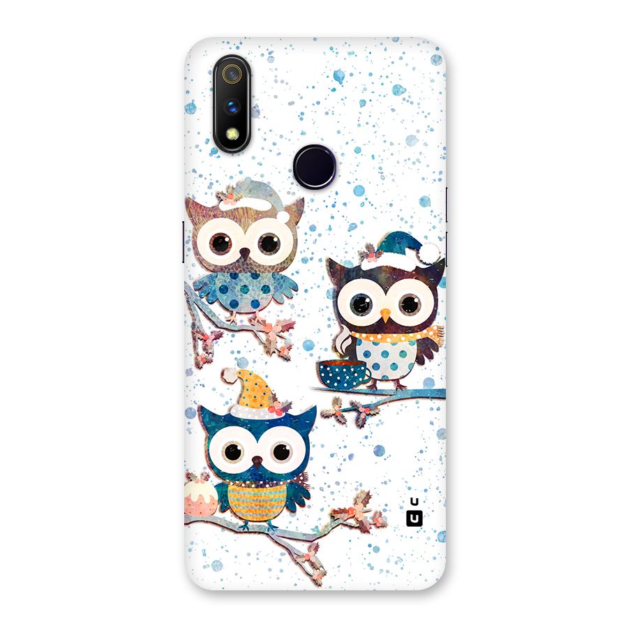 Winter Owls Back Case for Realme 3 Pro