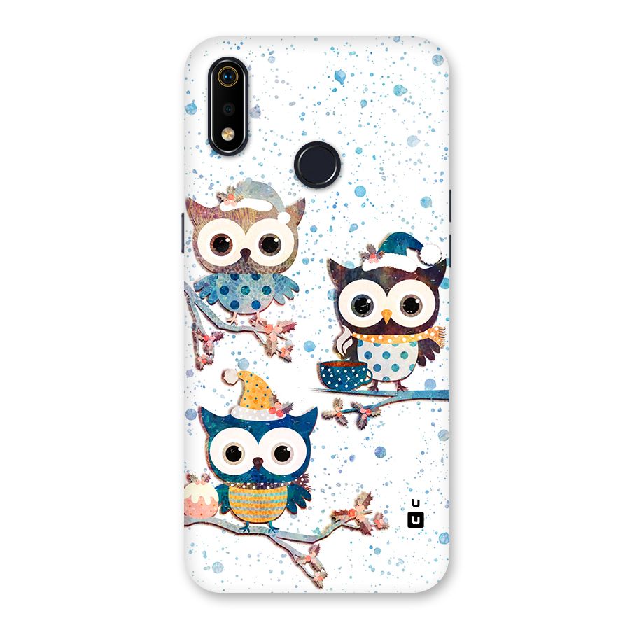 Winter Owls Back Case for Realme 3i