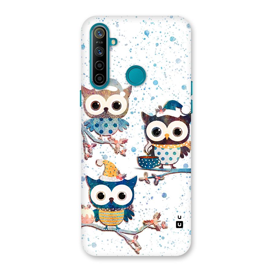 Winter Owls Back Case for Realme 5i