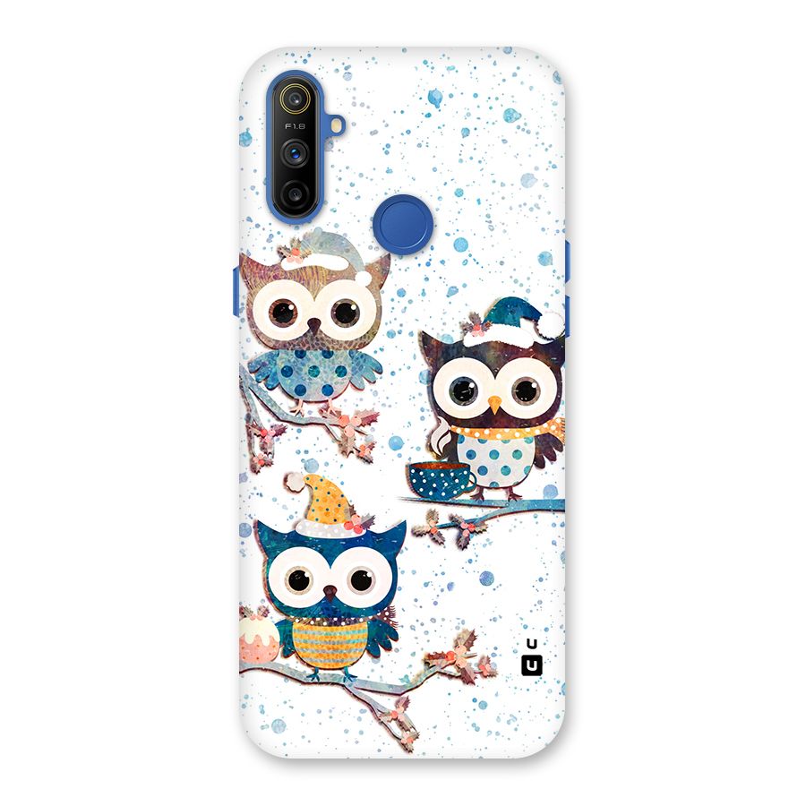 Winter Owls Back Case for Realme Narzo 10A
