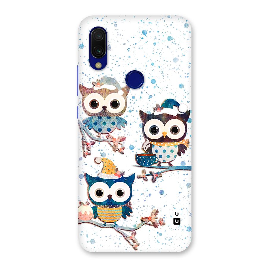 Winter Owls Back Case for Redmi 7