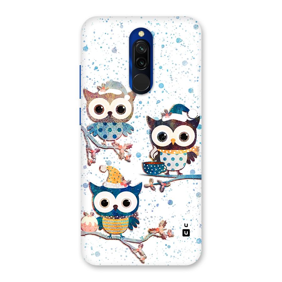 Winter Owls Back Case for Redmi 8