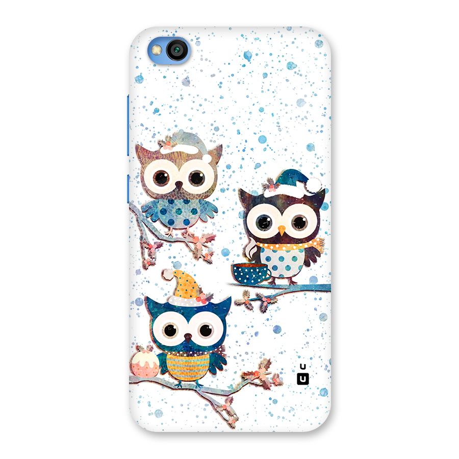 Winter Owls Back Case for Redmi Go