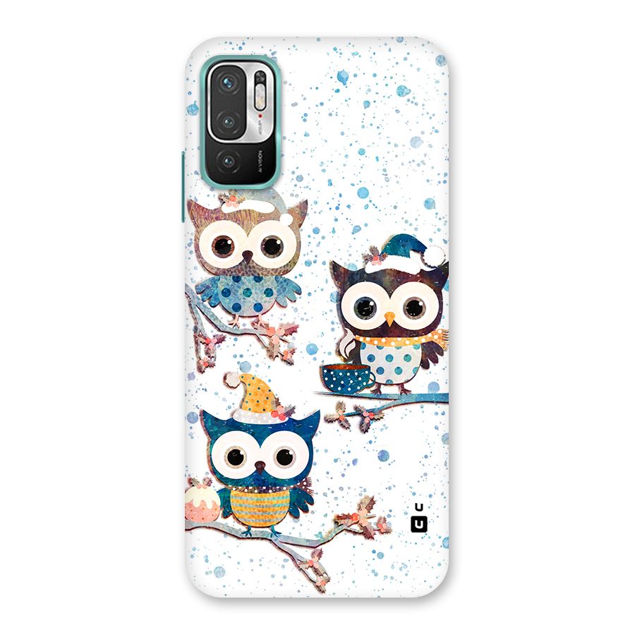 Winter Owls Back Case for Redmi Note 10T 5G