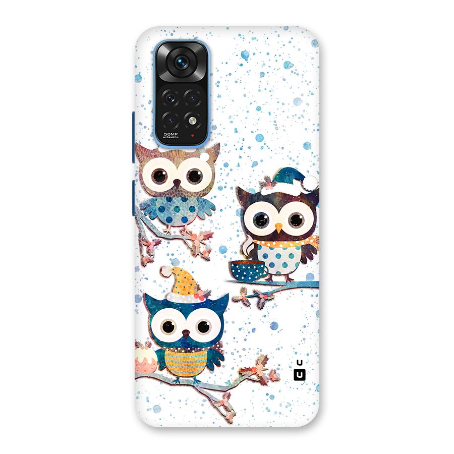 Winter Owls Back Case for Redmi Note 11S