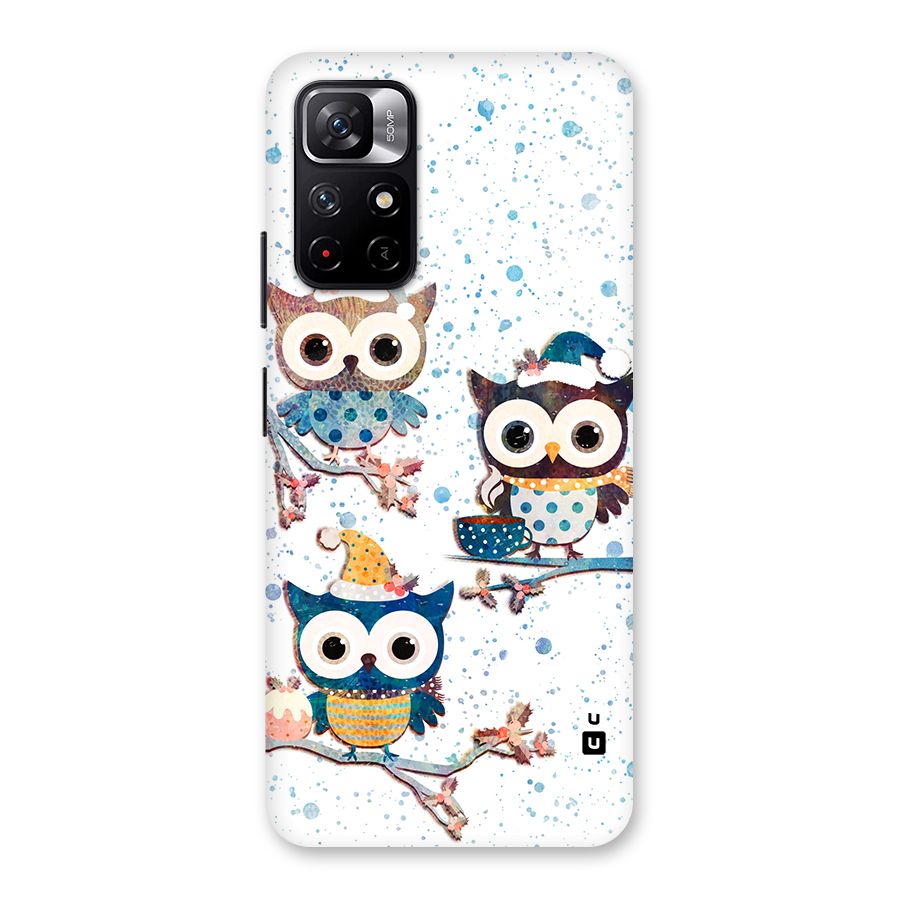 Winter Owls Back Case for Redmi Note 11T 5G