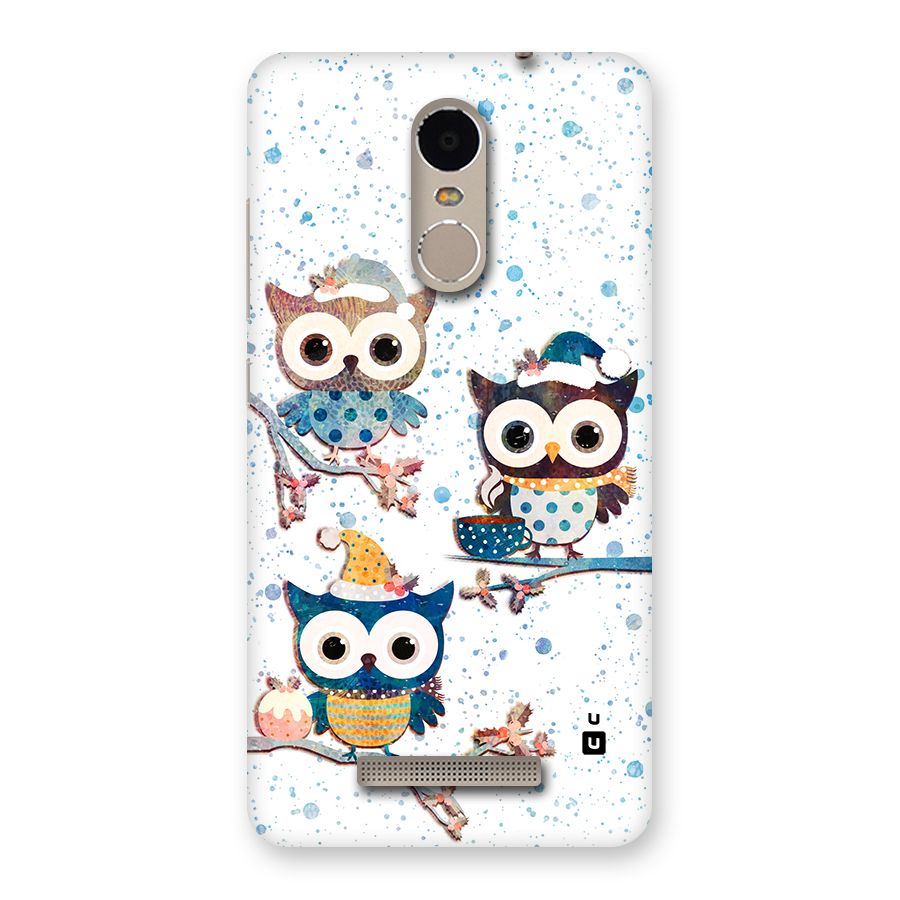 Winter Owls Back Case for Redmi Note 3