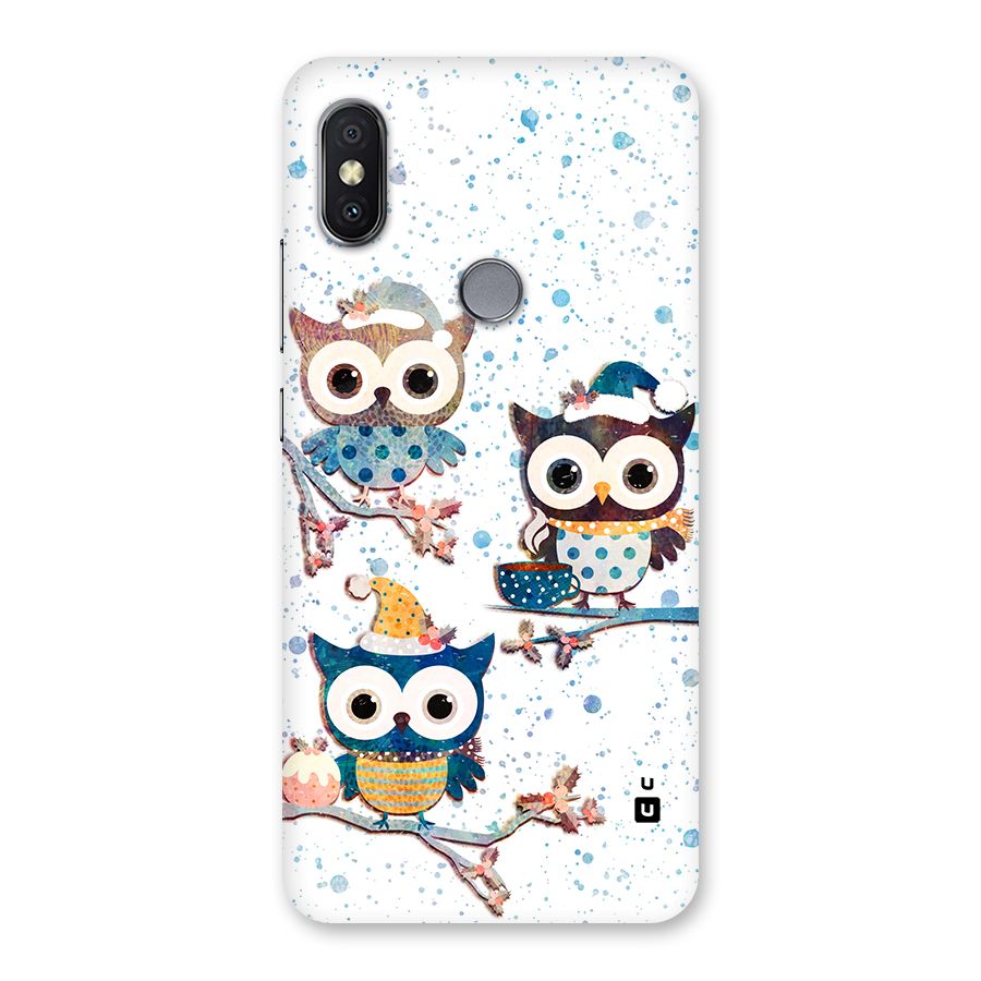Winter Owls Back Case for Redmi Y2