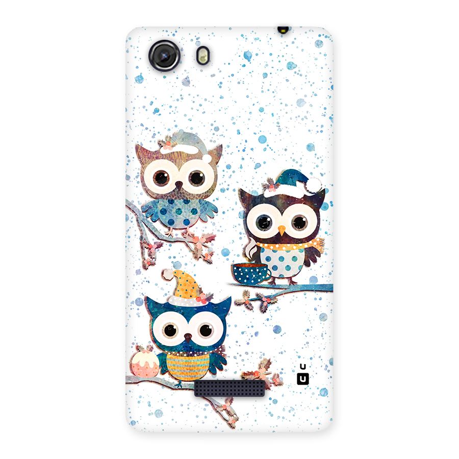 Winter Owls Back Case for Unite 3