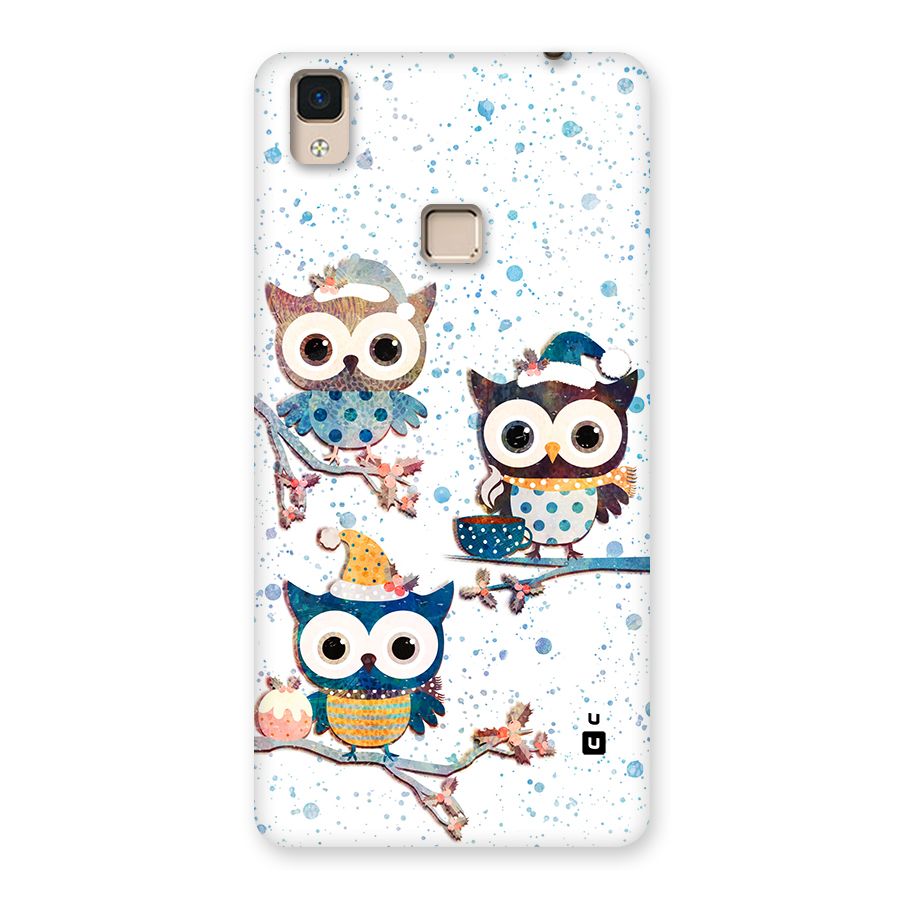 Winter Owls Back Case for V3 Max