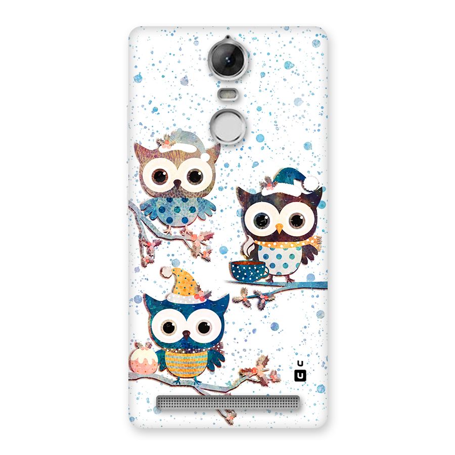 Winter Owls Back Case for Vibe K5 Note