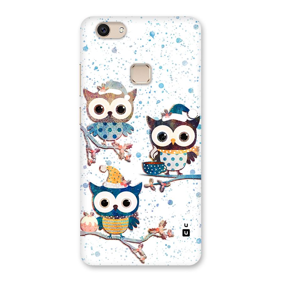 Winter Owls Back Case for Vivo V7