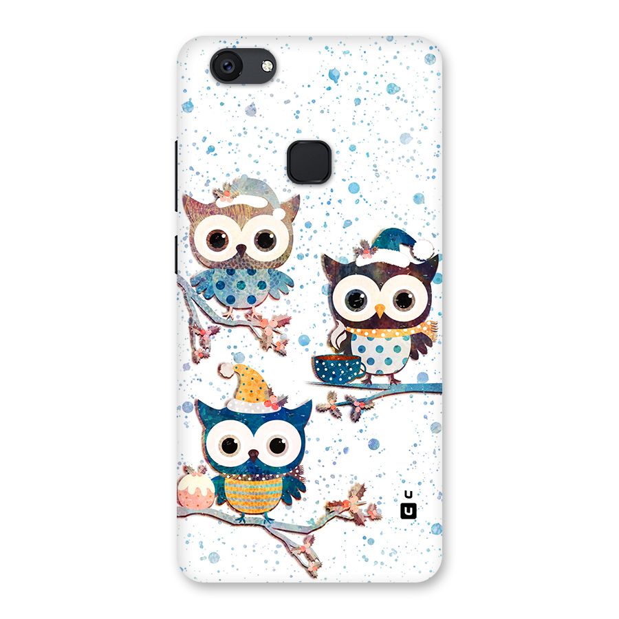 Winter Owls Back Case for Vivo V7 Plus