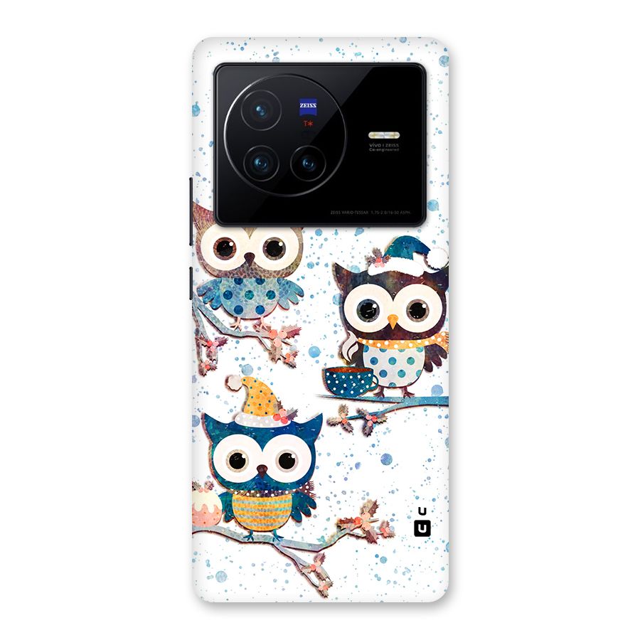 Winter Owls Back Case for Vivo X80