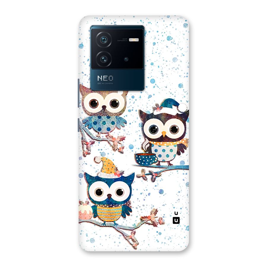 Winter Owls Back Case for Vivo iQOO Neo 6 5G
