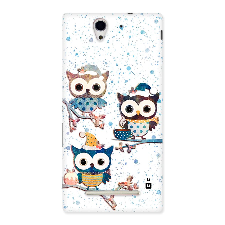 Winter Owls Back Case for Xperia C3