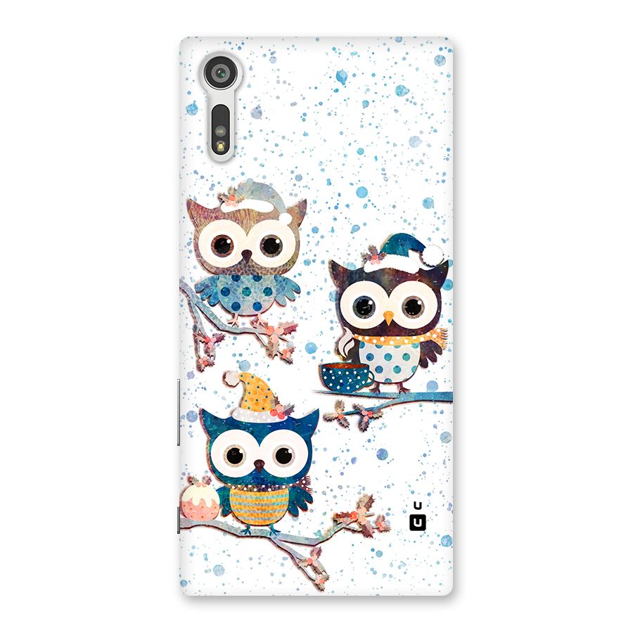 Winter Owls Back Case for Xperia XZ