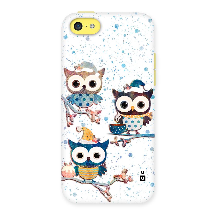 Winter Owls Back Case for iPhone 5C