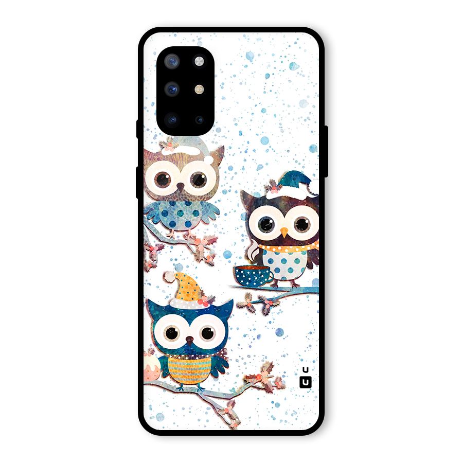 Winter Owls Glass Back Case for OnePlus 8T