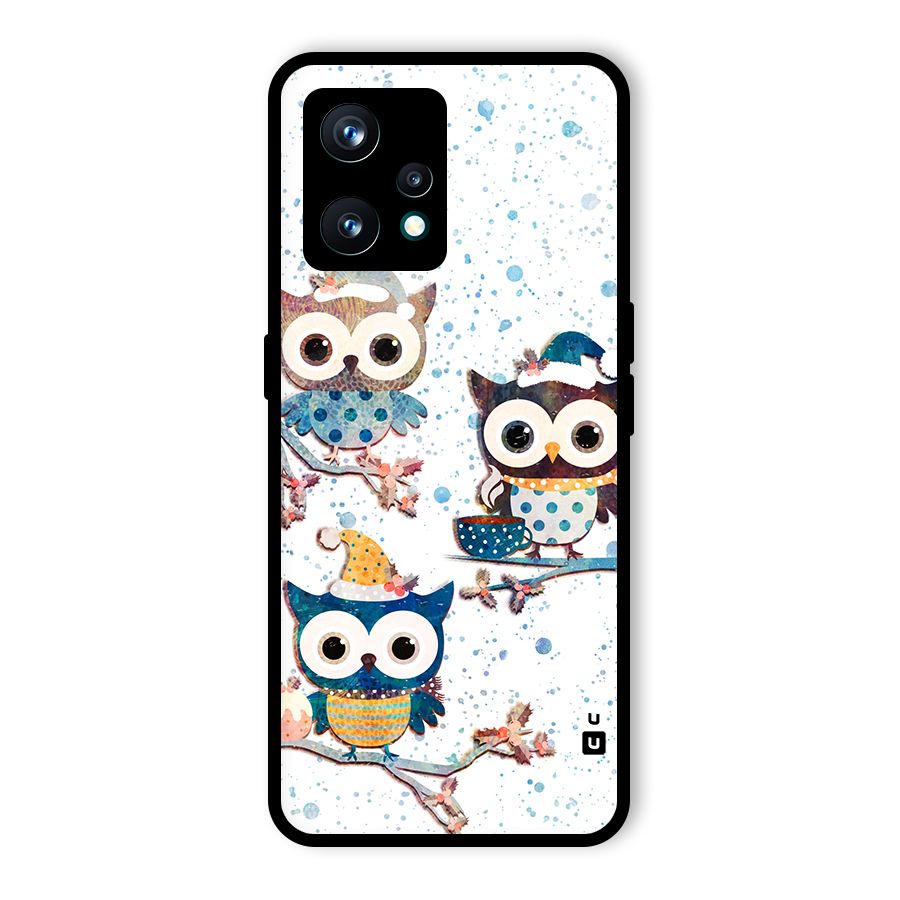 Winter Owls Glass Back Case for Realme 9 Pro Plus 5G