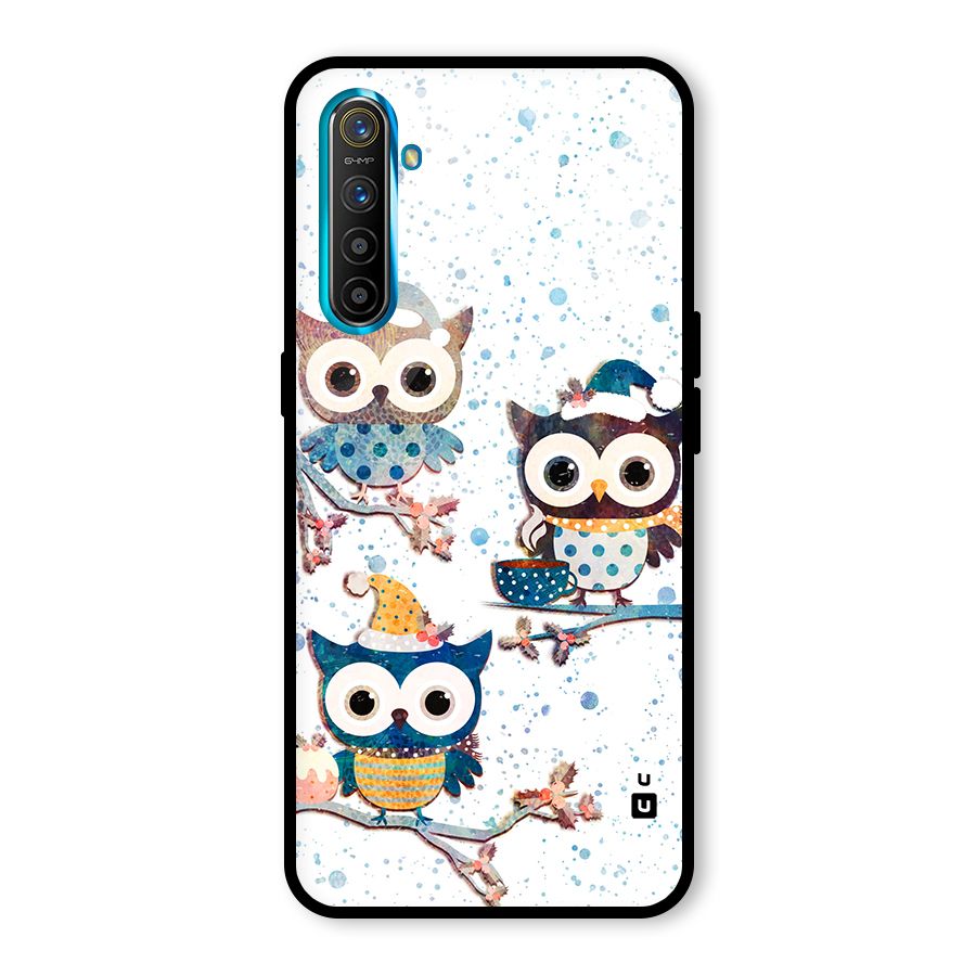 Winter Owls Glass Back Case for Realme X2