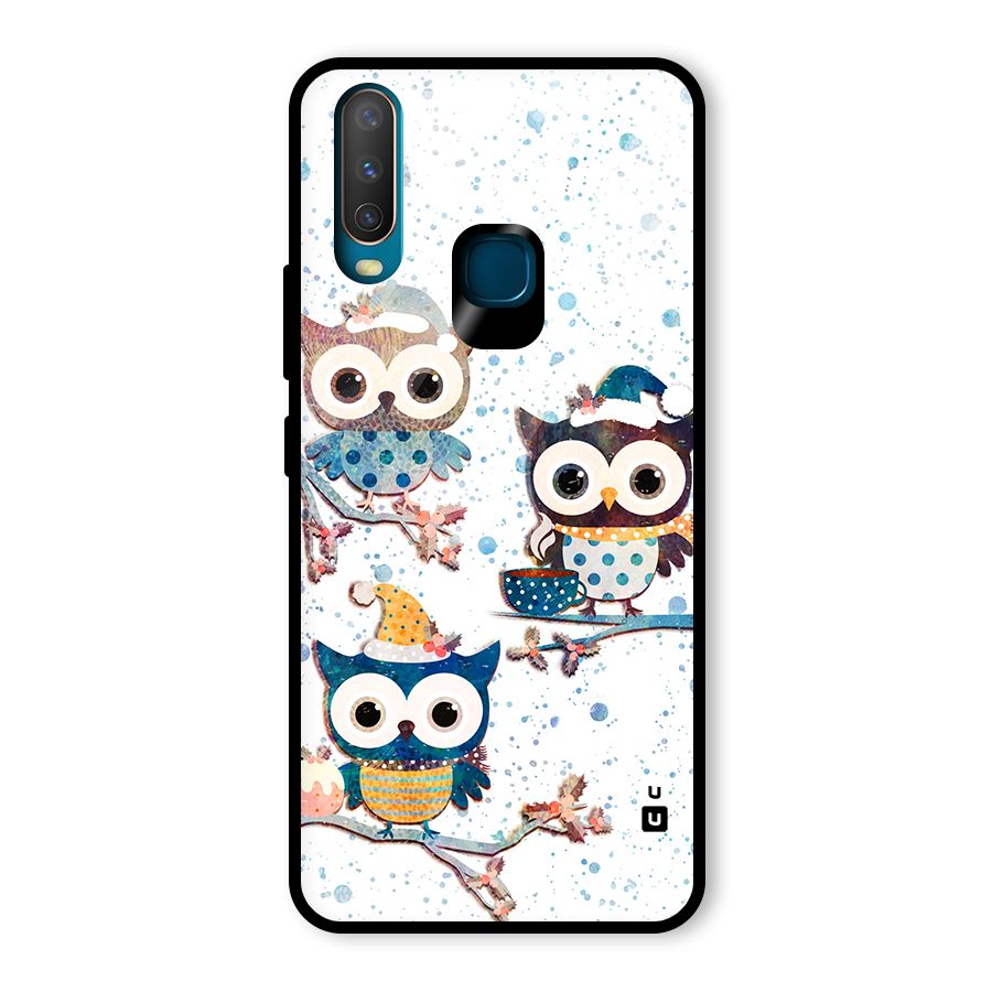 Winter Owls Glass Back Case for Vivo U10