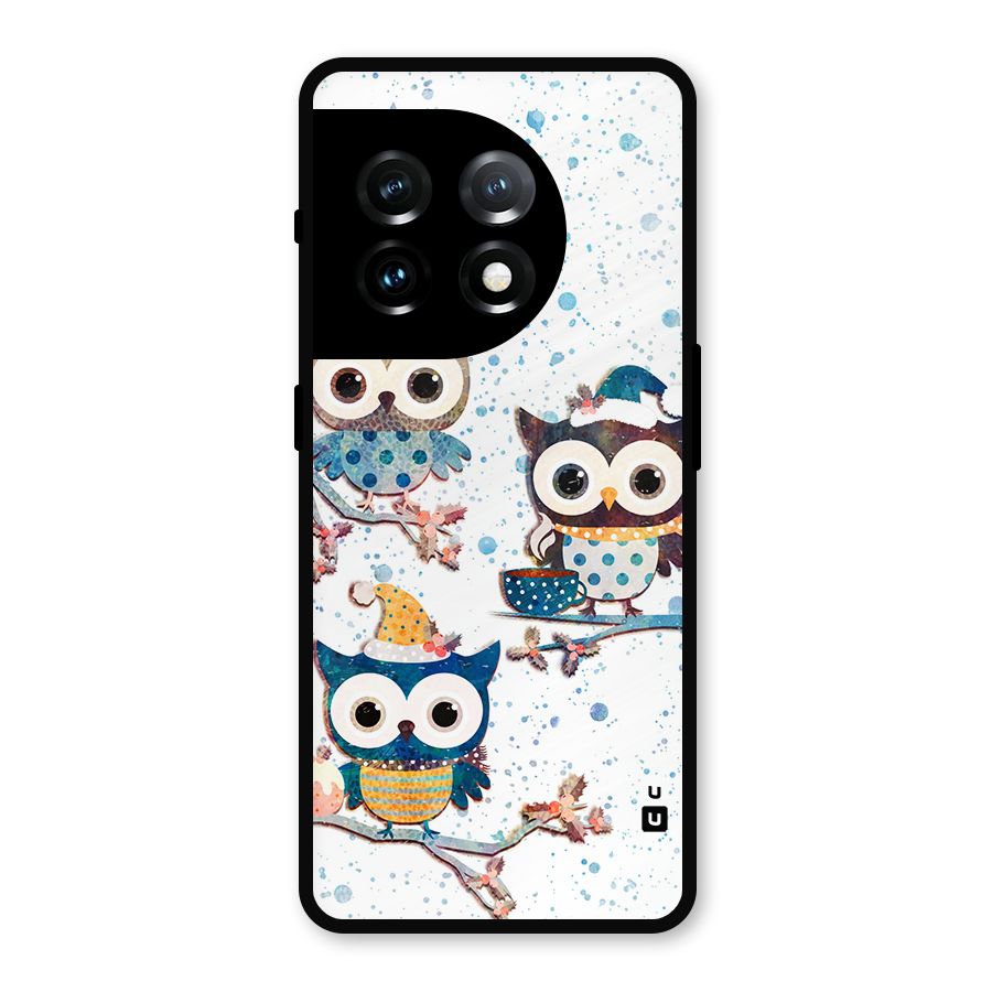Winter Owls Metal Back Case for OnePlus 11