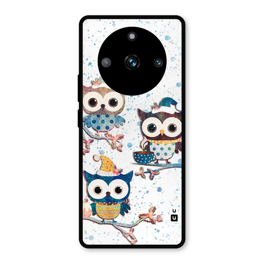 Winter Owls Metal Back Case for Realme 11 Pro