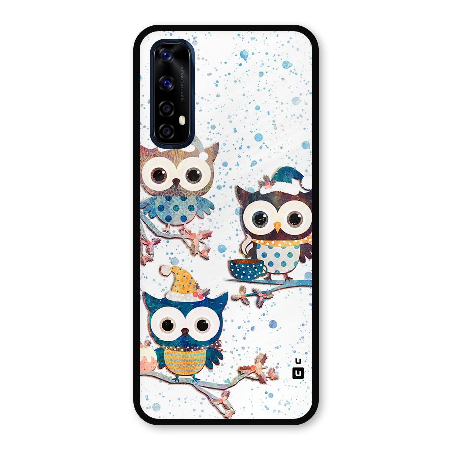 Winter Owls Metal Back Case for Realme 7