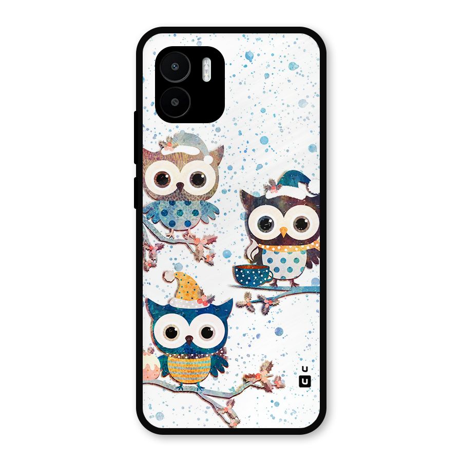 Winter Owls Metal Back Case for Redmi A2