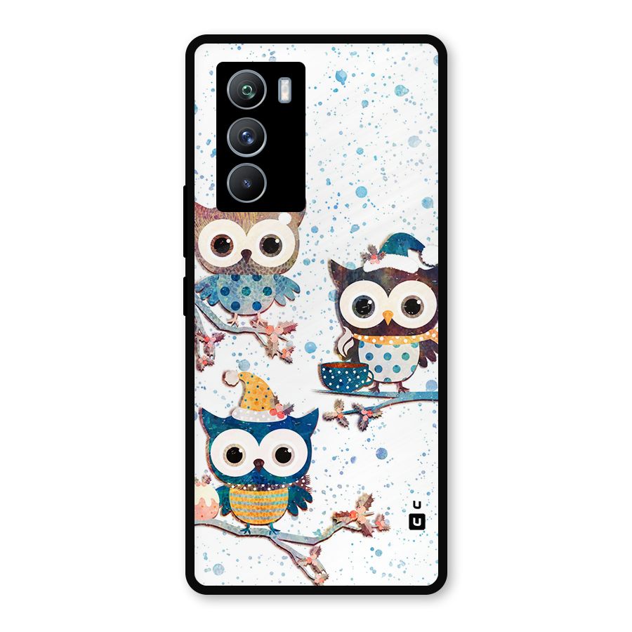 Winter Owls Metal Back Case for iQOO 9 SE