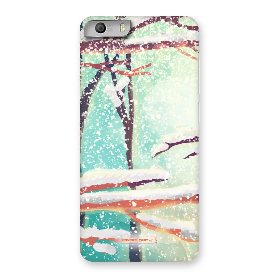 Winter Season Back Case for Micromax Canvas Knight 2
