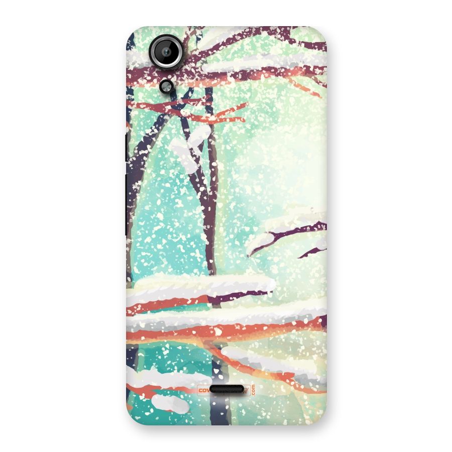 Winter Season Back Case for Micromax Canvas Selfie Lens Q345