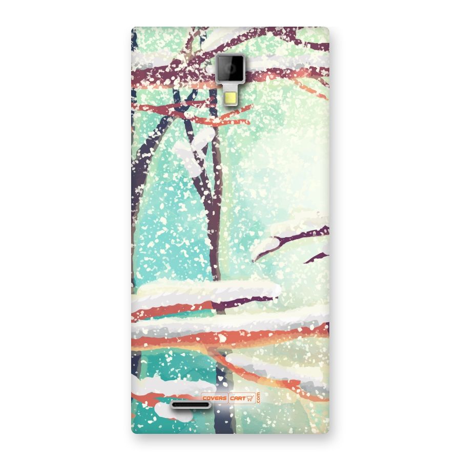 Winter Season Back Case for Micromax Canvas Xpress A99