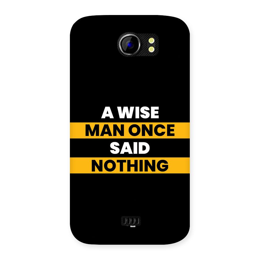 Wise Man Back Case for Canvas 2 A110