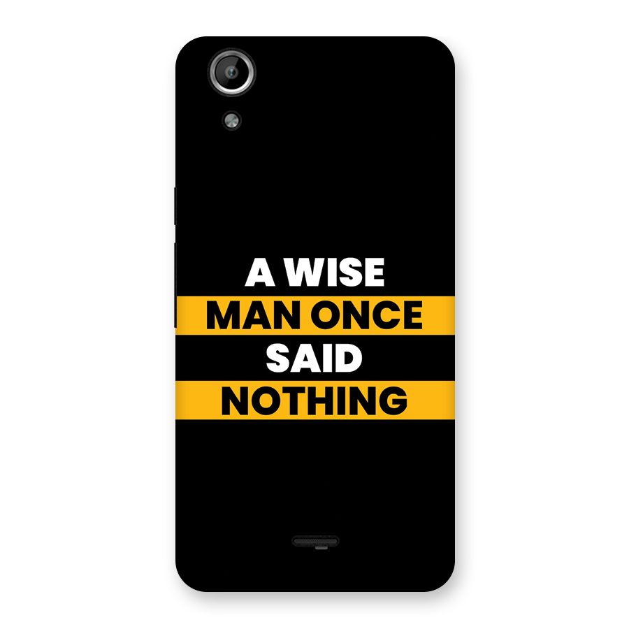 Wise Man Back Case for Canvas Selfie Lens Q345