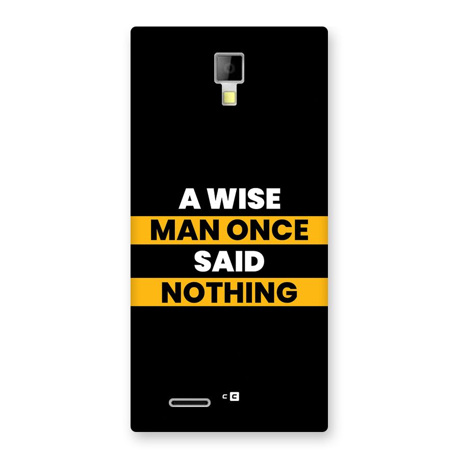 Wise Man Back Case for Canvas Xpress A99