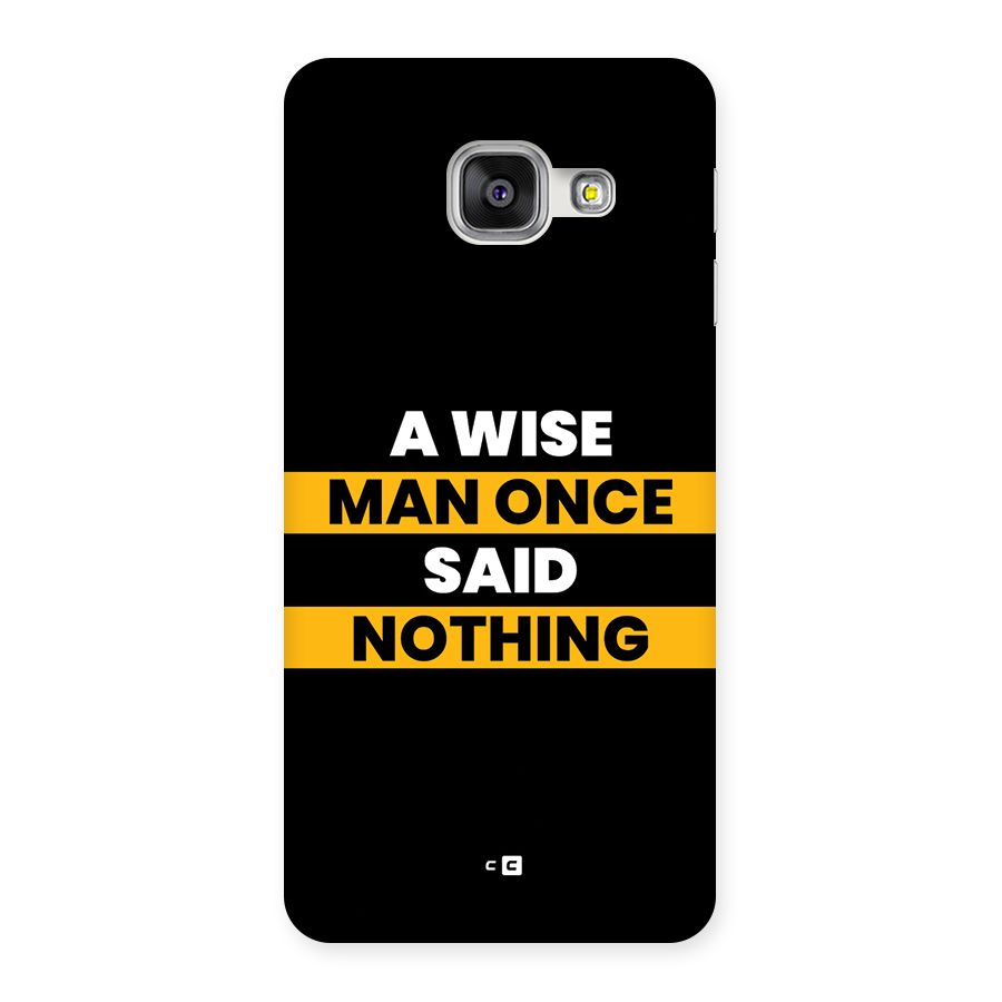 Wise Man Back Case for Galaxy A3 (2016)