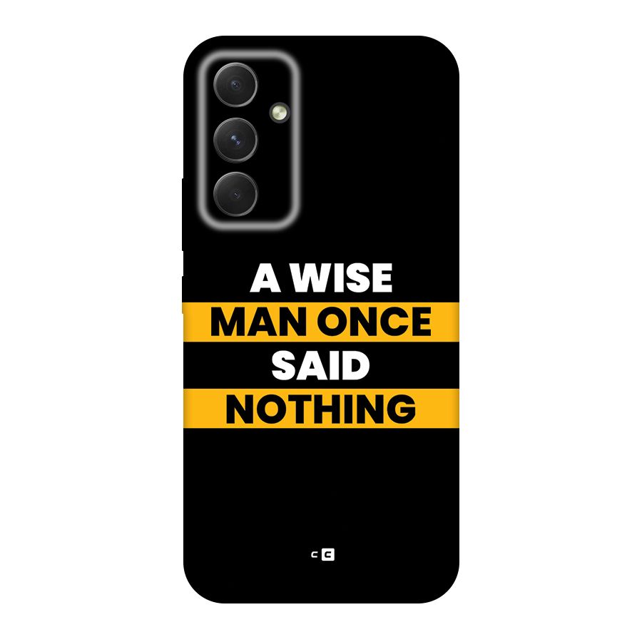 Wise Man Back Case for Galaxy A54
