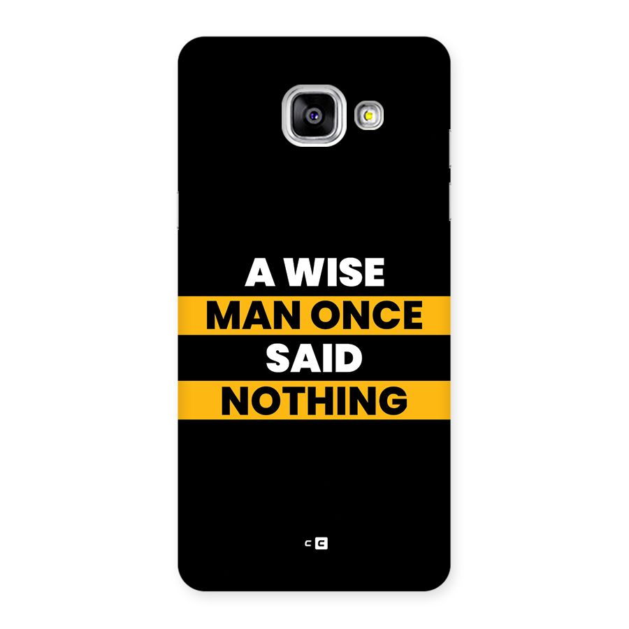 Wise Man Back Case for Galaxy A5 (2016)