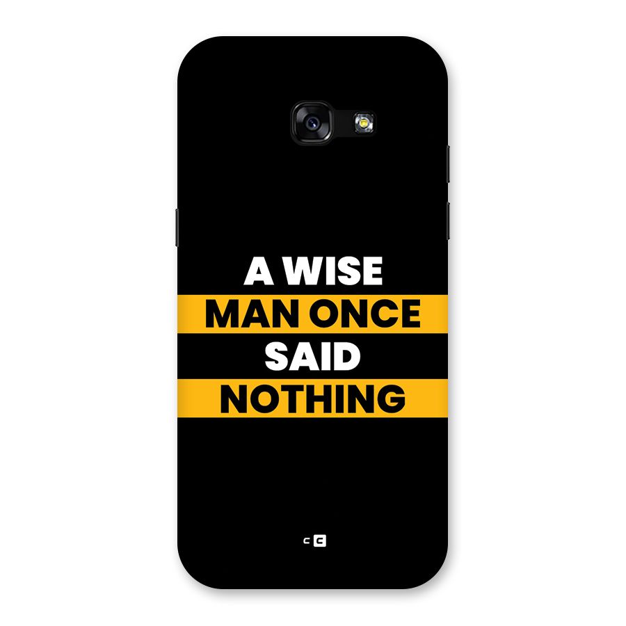 Wise Man Back Case for Galaxy A5 2017